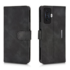 Coque Portefeuille Livre Cuir Etui Clapet L01Z pour Xiaomi Redmi K50 Gaming 5G Noir