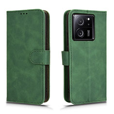 Coque Portefeuille Livre Cuir Etui Clapet L01Z pour Xiaomi Redmi K60 Ultra 5G Vert