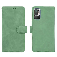 Coque Portefeuille Livre Cuir Etui Clapet L01Z pour Xiaomi Redmi Note 11 SE 5G Vert