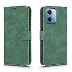 Coque Portefeuille Livre Cuir Etui Clapet L01Z pour Xiaomi Redmi Note 12 5G Vert