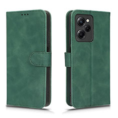 Coque Portefeuille Livre Cuir Etui Clapet L01Z pour Xiaomi Redmi Note 12 Pro Speed 5G Vert