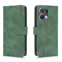 Coque Portefeuille Livre Cuir Etui Clapet L01Z pour Xiaomi Redmi Note 13 5G Vert