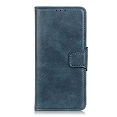 Coque Portefeuille Livre Cuir Etui Clapet L02 pour Apple iPhone 12 Pro Max Bleu