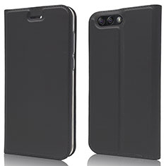 Coque Portefeuille Livre Cuir Etui Clapet L02 pour Asus Zenfone 4 ZE554KL Noir