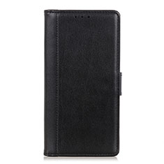 Coque Portefeuille Livre Cuir Etui Clapet L02 pour BQ Vsmart joy 1 Noir