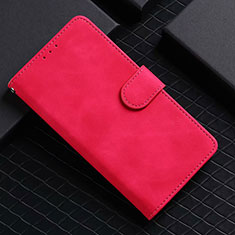 Coque Portefeuille Livre Cuir Etui Clapet L02 pour Google Pixel 5 Rouge