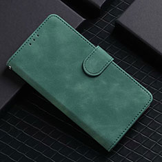 Coque Portefeuille Livre Cuir Etui Clapet L02 pour Google Pixel 5 Vert