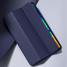 Coque Portefeuille Livre Cuir Etui Clapet L02 pour Huawei MatePad Pro 5G 10.8 Bleu