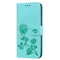 Coque Portefeuille Livre Cuir Etui Clapet L02 pour Huawei P20 Lite Vert