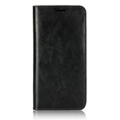 Coque Portefeuille Livre Cuir Etui Clapet L02 pour Huawei P20 Pro Noir