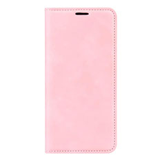 Coque Portefeuille Livre Cuir Etui Clapet L02 pour Huawei P40 Pro+ Plus Rose