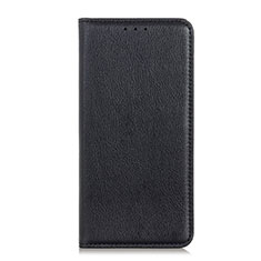 Coque Portefeuille Livre Cuir Etui Clapet L02 pour Huawei Y7a Noir