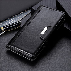 Coque Portefeuille Livre Cuir Etui Clapet L02 pour Motorola Moto One Fusion Noir