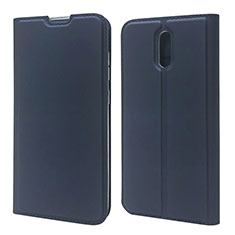 Coque Portefeuille Livre Cuir Etui Clapet L02 pour Nokia 2.3 Bleu