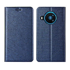 Coque Portefeuille Livre Cuir Etui Clapet L02 pour Nokia 8.3 5G Bleu