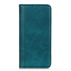 Coque Portefeuille Livre Cuir Etui Clapet L02 pour Oppo A11s Vert Nuit