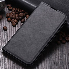 Coque Portefeuille Livre Cuir Etui Clapet L02 pour Oppo A9 (2020) Noir