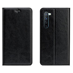 Coque Portefeuille Livre Cuir Etui Clapet L02 pour Oppo K7 5G Noir