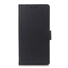 Coque Portefeuille Livre Cuir Etui Clapet L02 pour Realme 6s Noir