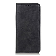 Coque Portefeuille Livre Cuir Etui Clapet L02 pour Samsung Galaxy A01 Core Noir