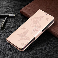 Coque Portefeuille Livre Cuir Etui Clapet L02 pour Samsung Galaxy A12 5G Rose