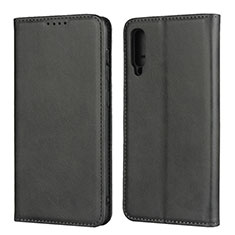 Coque Portefeuille Livre Cuir Etui Clapet L02 pour Samsung Galaxy A50 Noir