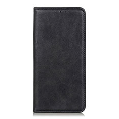 Coque Portefeuille Livre Cuir Etui Clapet L02 pour Samsung Galaxy M01 Core Noir