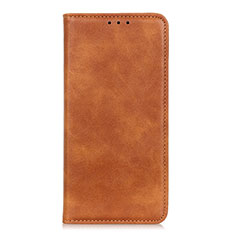 Coque Portefeuille Livre Cuir Etui Clapet L02 pour Samsung Galaxy M01 Core Orange