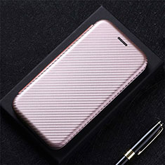 Coque Portefeuille Livre Cuir Etui Clapet L02 pour Samsung Galaxy M31s Or Rose