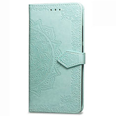 Coque Portefeuille Livre Cuir Etui Clapet L02 pour Samsung Galaxy XCover Pro Pastel Vert