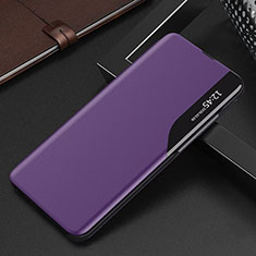 Coque Portefeuille Livre Cuir Etui Clapet L02 pour Xiaomi Mi 12 5G Violet