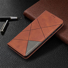 Coque Portefeuille Livre Cuir Etui Clapet L02 pour Xiaomi POCO C31 Marron