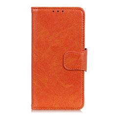 Coque Portefeuille Livre Cuir Etui Clapet L02 pour Xiaomi Poco M2 Orange