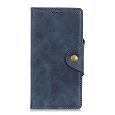 Coque Portefeuille Livre Cuir Etui Clapet L02 pour Xiaomi Poco M2 Pro Bleu