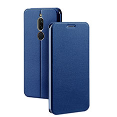 Coque Portefeuille Livre Cuir Etui Clapet L02 pour Xiaomi Redmi 8 Bleu
