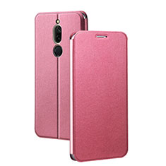 Coque Portefeuille Livre Cuir Etui Clapet L02 pour Xiaomi Redmi 8 Rose