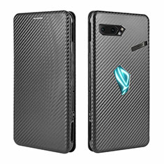 Coque Portefeuille Livre Cuir Etui Clapet L02Z pour Asus ROG Phone II ZS660KL Noir