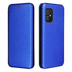 Coque Portefeuille Livre Cuir Etui Clapet L02Z pour Asus ZenFone 8 Mini Bleu