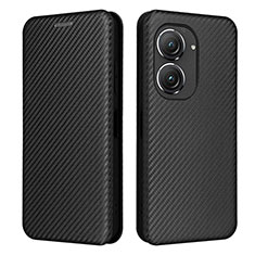 Coque Portefeuille Livre Cuir Etui Clapet L02Z pour Asus Zenfone 9 Noir