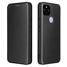 Coque Portefeuille Livre Cuir Etui Clapet L02Z pour Google Pixel 5a 5G Noir