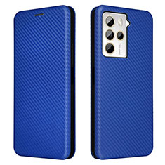 Coque Portefeuille Livre Cuir Etui Clapet L02Z pour HTC U23 5G Bleu