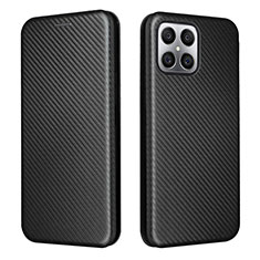 Coque Portefeuille Livre Cuir Etui Clapet L02Z pour Huawei Honor X8 4G Noir