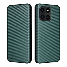 Coque Portefeuille Livre Cuir Etui Clapet L02Z pour Huawei Honor X8b Vert