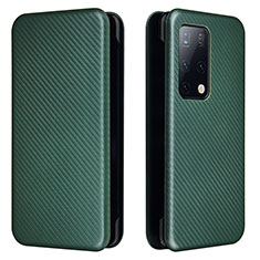 Coque Portefeuille Livre Cuir Etui Clapet L02Z pour Huawei Mate X2 Vert