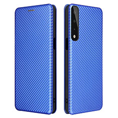 Coque Portefeuille Livre Cuir Etui Clapet L02Z pour LG Stylo 7 Bleu