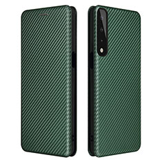 Coque Portefeuille Livre Cuir Etui Clapet L02Z pour LG Stylo 7 Vert