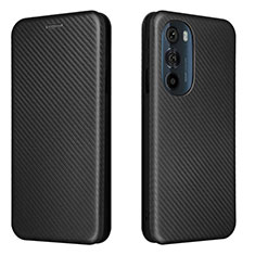 Coque Portefeuille Livre Cuir Etui Clapet L02Z pour Motorola Moto Edge 30 Pro 5G Noir