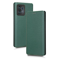 Coque Portefeuille Livre Cuir Etui Clapet L02Z pour Motorola Moto Edge 40 Pro 5G Vert