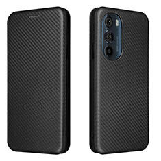 Coque Portefeuille Livre Cuir Etui Clapet L02Z pour Motorola Moto Edge Plus (2022) 5G Noir