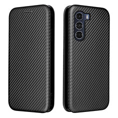 Coque Portefeuille Livre Cuir Etui Clapet L02Z pour Motorola Moto Edge S30 5G Noir